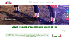 Desktop Screenshot of laguntetamaita.fr