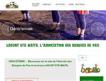 Tablet Screenshot of laguntetamaita.fr